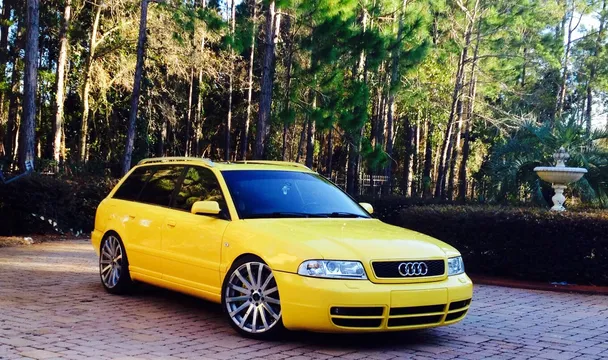 2001 Audi S4 Avant Imola Yellow