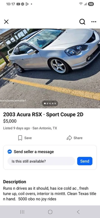 2003 Acura RSX - Image 6 of 7