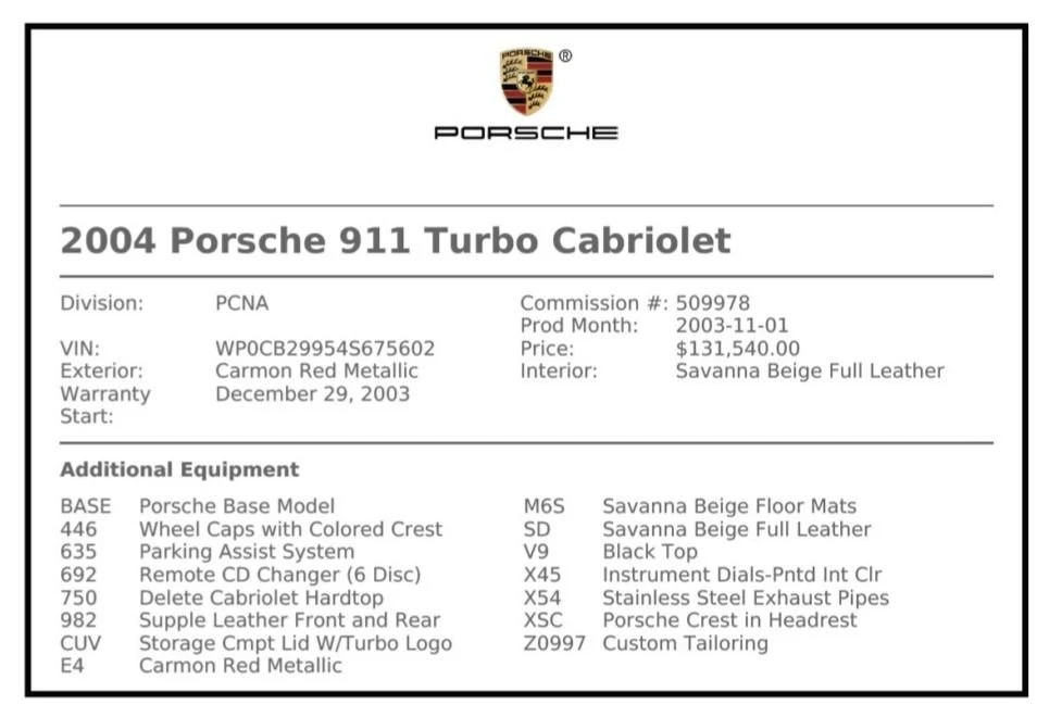 2004 Porsche 996 Turbo - Image 6 of 31