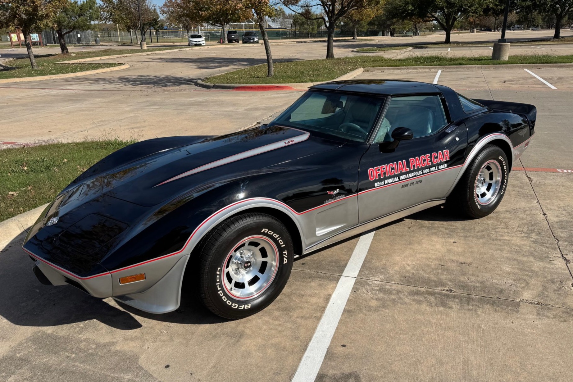 1,200-Mile 1978 Chevrolet Corvette Pace Car Edition L82
