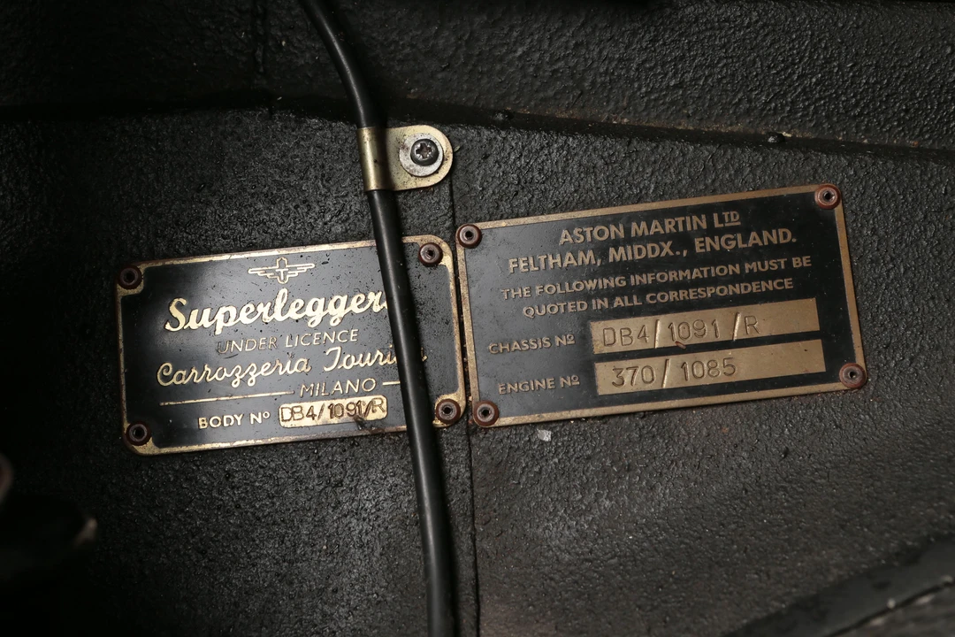 1963 Aston Martin DB4 Convertible - Image 10 of 22