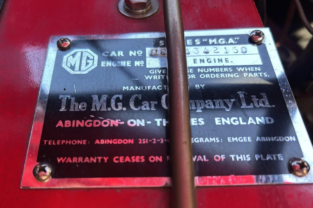 1958 MG MGA 1500 - Image 9 of 11
