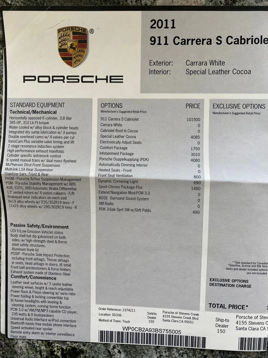 2011 Porsche 997 Carrera S - Image 17 of 17