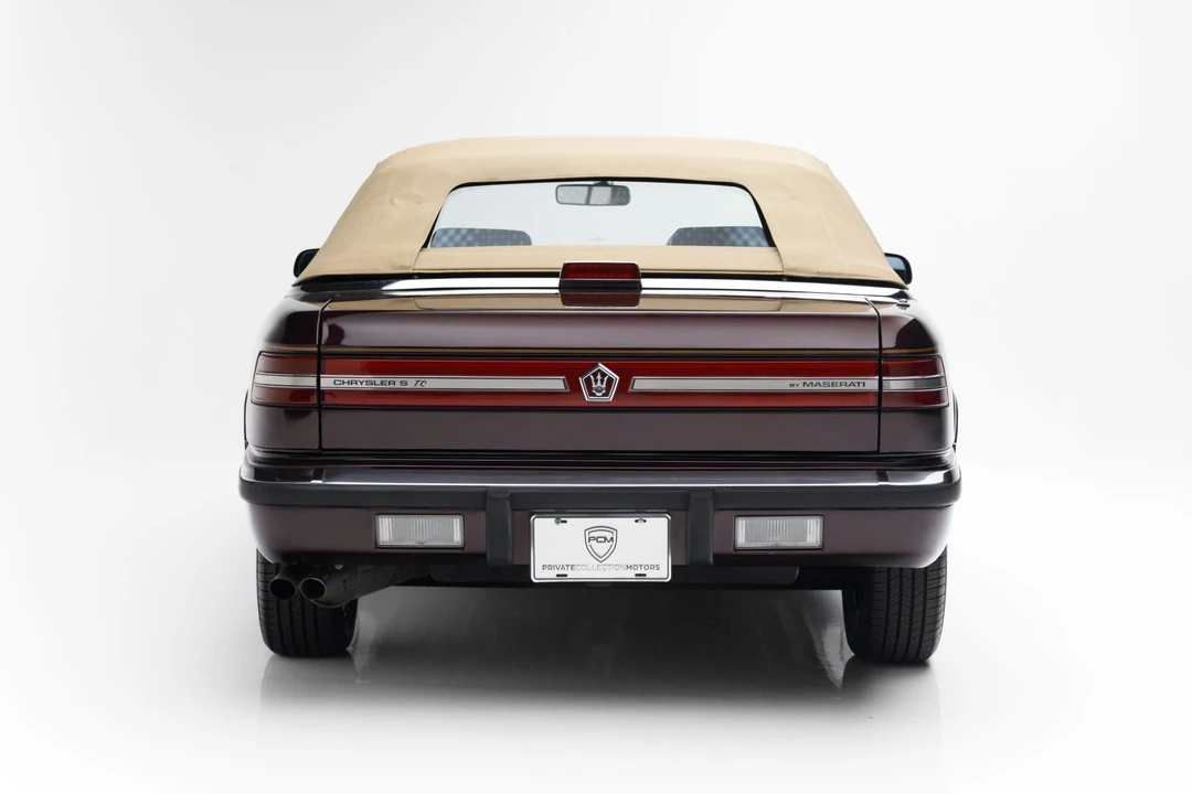 1989 Chrysler TC by Maserati - Image 22 of 31