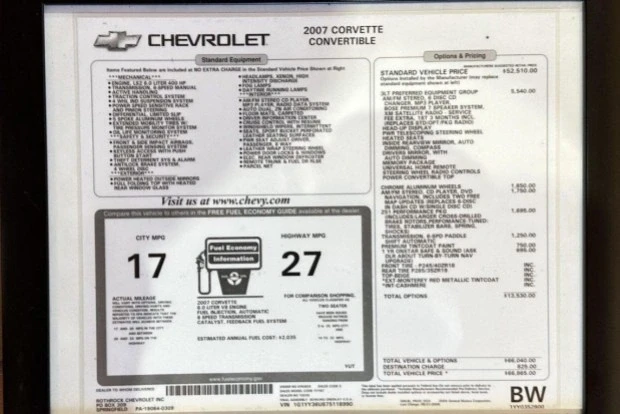 2007 Chevrolet Corvette C6 - Image 8 of 8