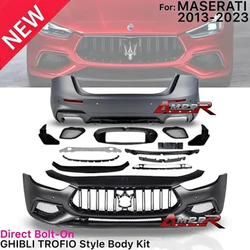 Maserati Ghibli Trofio Front Rear Bumper Body Kit