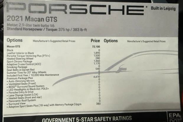 2021 Porsche Macan GTS - Image 8 of 8