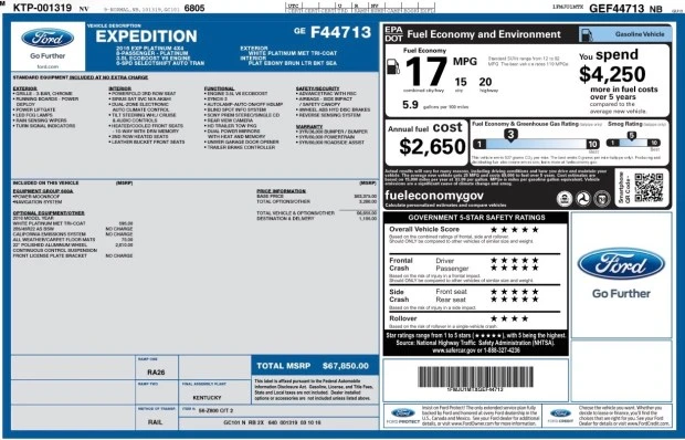 2016 Ford Expedition 3rd Gen - Image 8 of 8