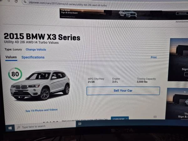 2015 BMW F25 X3 - Image 16 of 20