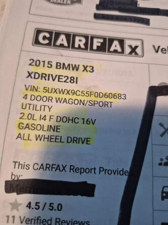 2015 BMW F25 X3 - Image 21 of 23