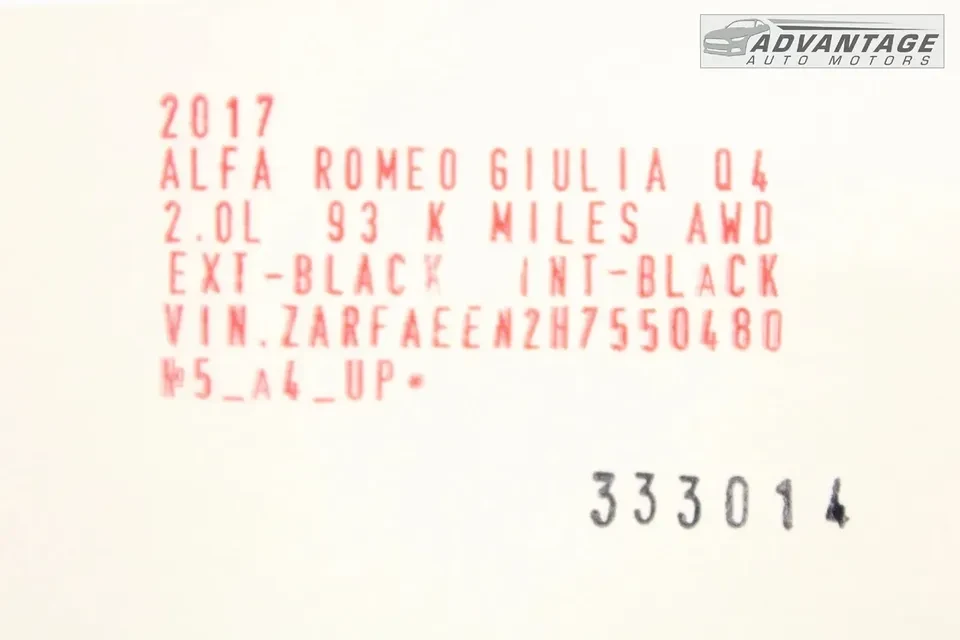 2017 Alfa Romeo Giulia - Image 4 of 4