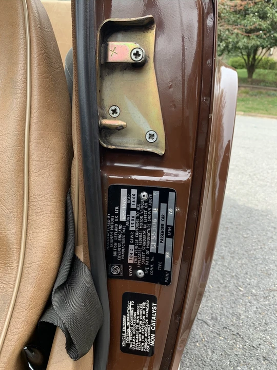 1976 Triumph TR6 (US-spec) - Image 20 of 31
