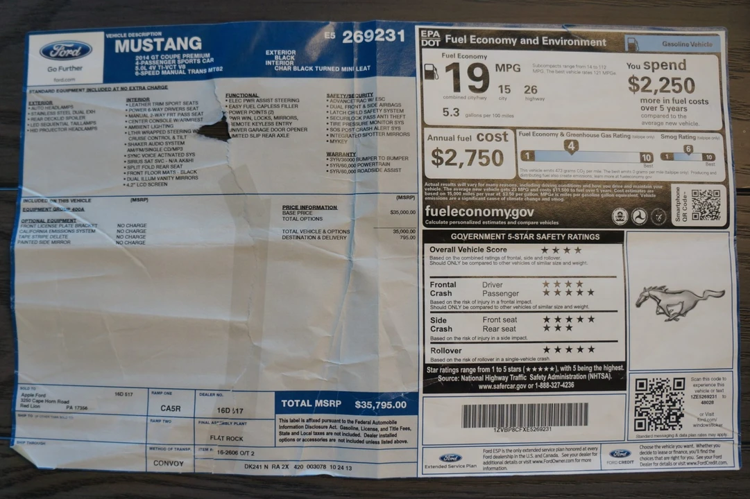 2014 Ford S197 Mustang - Image 8 of 8