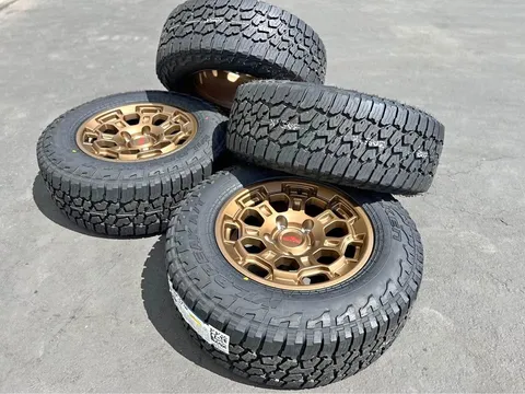 TRD Style 18-inch 5x150 Wheels Rims with A/T Tires for Toyota Tundra Sequoia