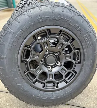 Toyota Tundra Lexus LX470 18 Inch TRD Pro Style Wheels and Nitto A/T Tires