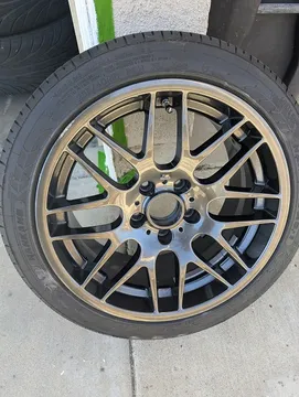 BMW CSL Knockoff Wheels and Tires