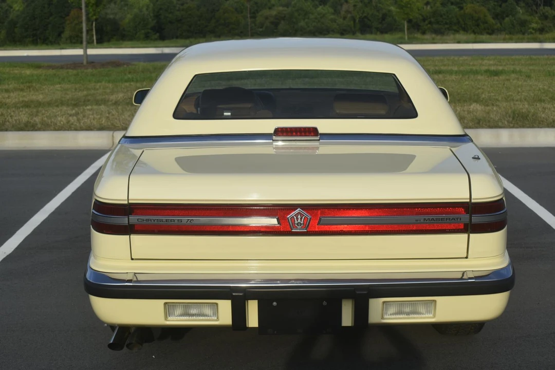 1989 Chrysler TC by Maserati - Image 5 of 31