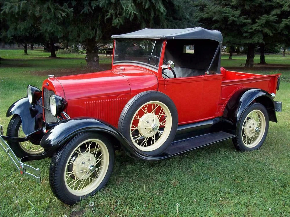 1928 Ford Model A Pickup & Model AA - Image 5 of 5