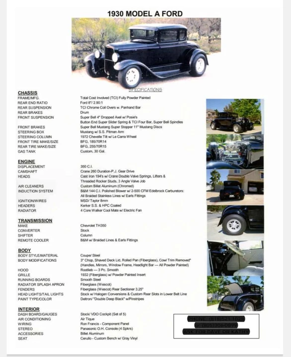 1930 Ford Model A - Image 7 of 7