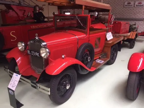 1930 Ford Model A Fire Truck with Dennis Pumper