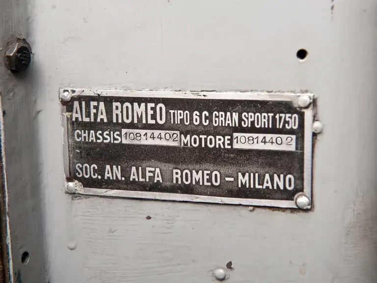 1932 Alfa Romeo 6C 1750 - Image 22 of 31