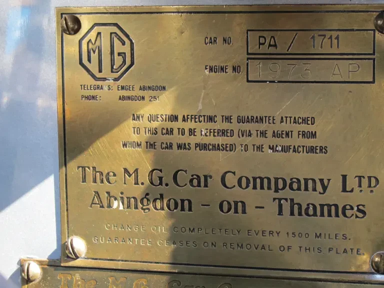 1934 MG T-Type - Image 12 of 18