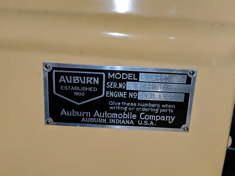 1935 Auburn Speedster - Image 26 of 27