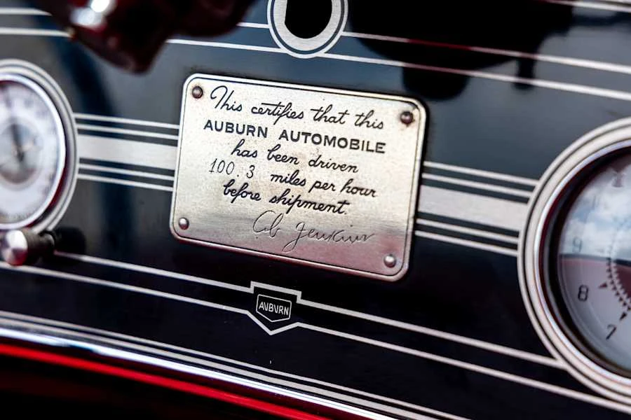 1935 Auburn Speedster - Image 19 of 31