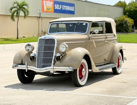 1935 Ford Model 48 Four-Door Deluxe Convertible Sedan