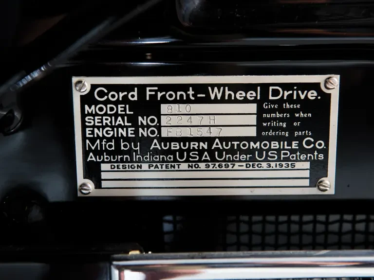 1936 Cord 810 & 812 - Image 18 of 31