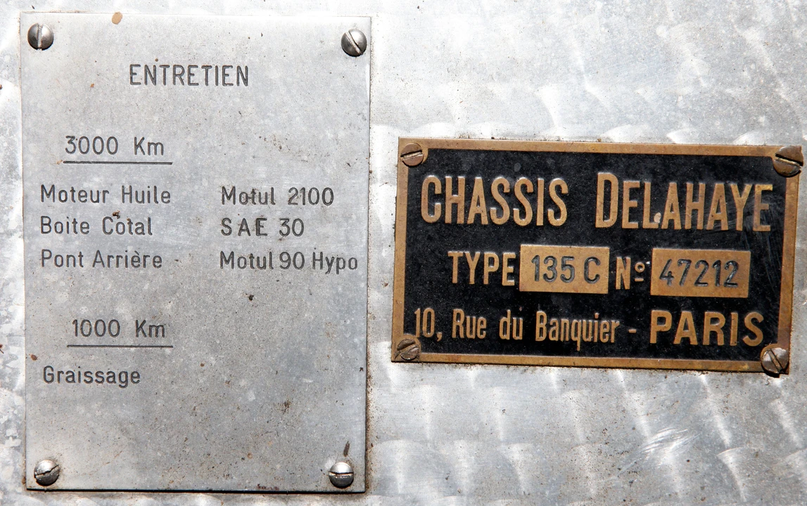 1936 Delahaye 135 - Image 10 of 14