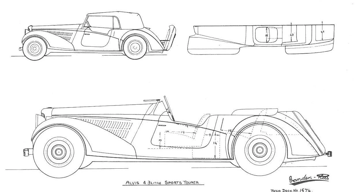 1937 Alvis - Image 4 of 7