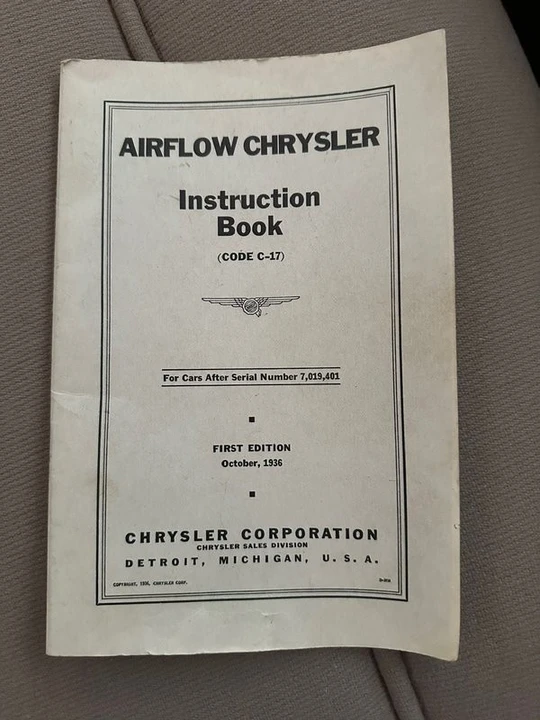 1937 Chrysler Airflow - Image 24 of 31