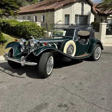 1937 Jaguar SS100 Replica "The Duke" Classic Roadster Convertible