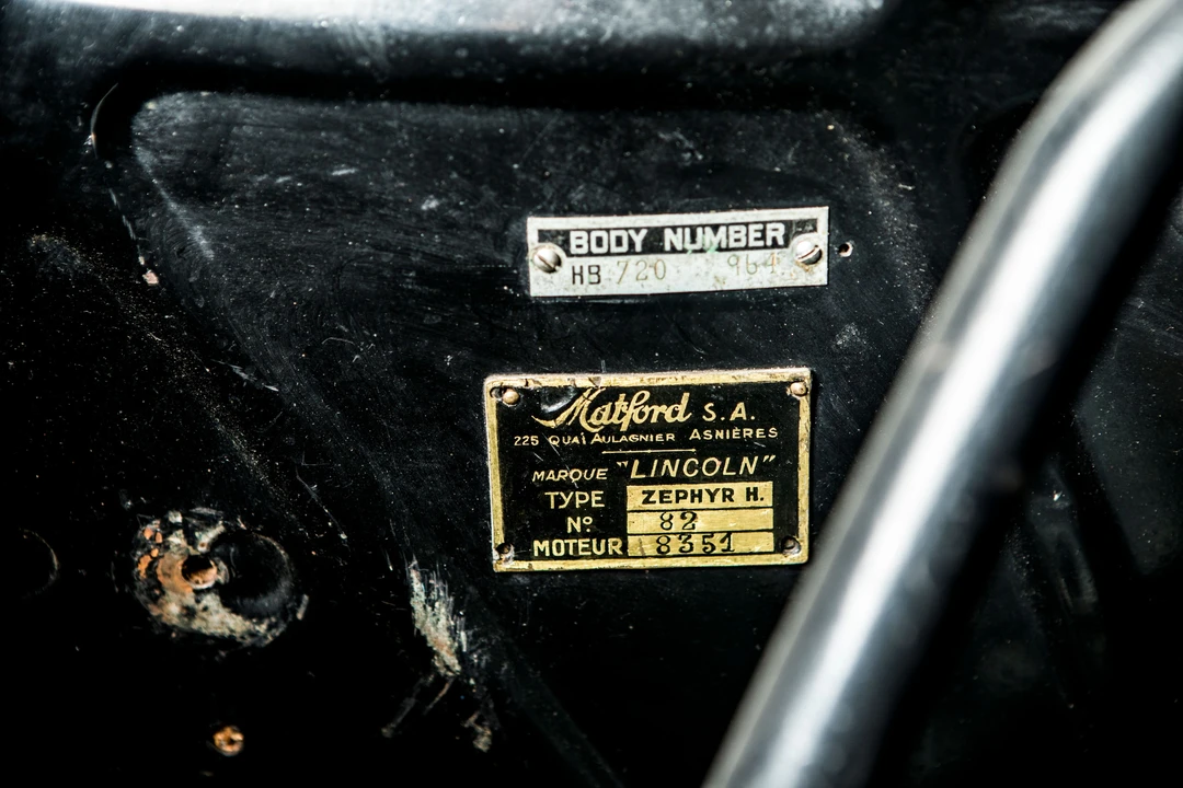 1937 Lincoln Zephyr - Image 5 of 8