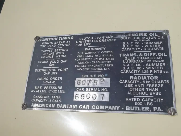 1938 American Bantam - Image 12 of 16