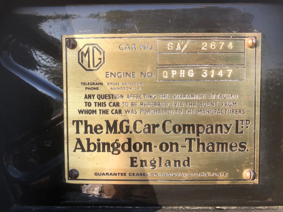 1938 MG TA - Image 4 of 12