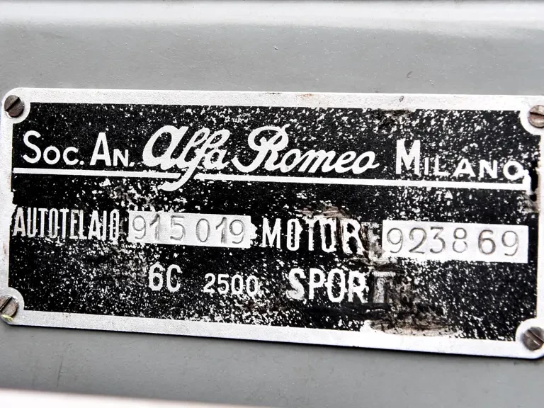 1939 Alfa Romeo 6C 2500 - Image 11 of 27