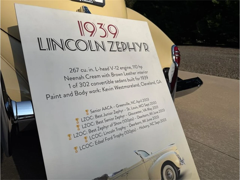 1939 Lincoln Zephyr - Image 9 of 31