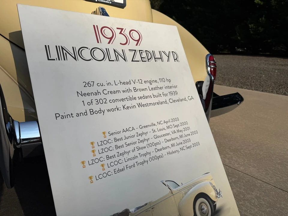 1939 Lincoln Zephyr - Image 9 of 21