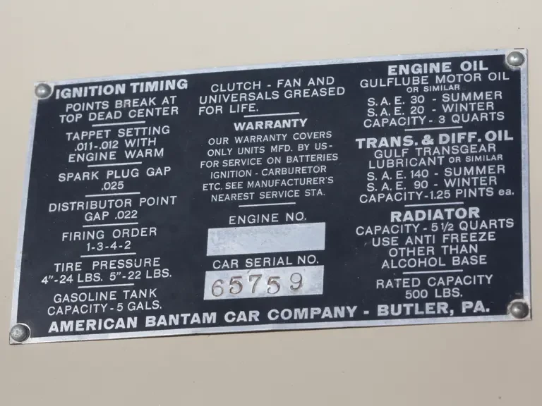 1941 American Bantam - Image 14 of 17