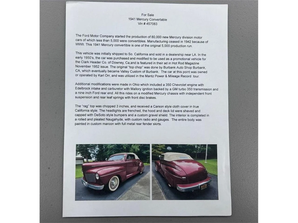 1941 Mercury Eight - Image 22 of 22