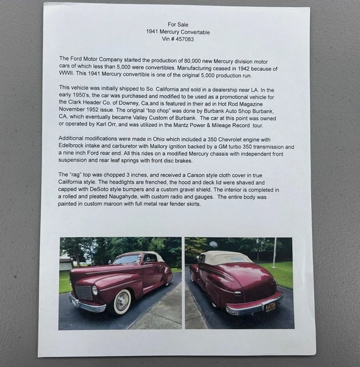 1941 Mercury Eight - Image 23 of 23