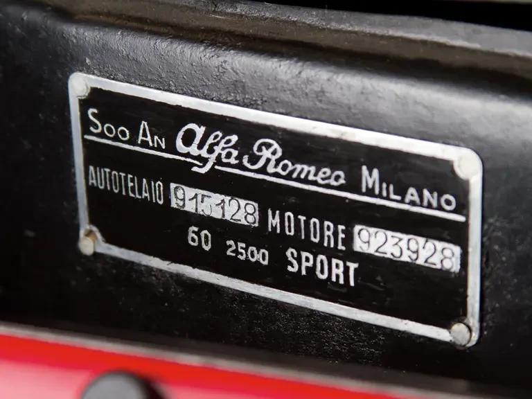 1942 Alfa Romeo 6C 2500 - Image 16 of 29