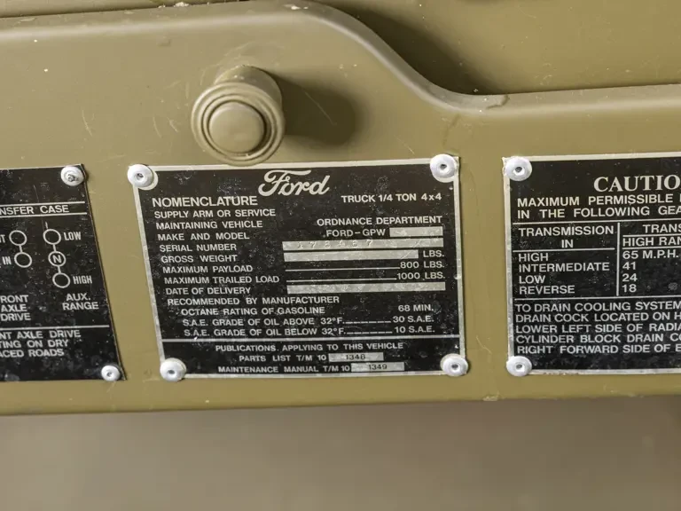 1943 Ford Military Vehicles - Image 26 of 28