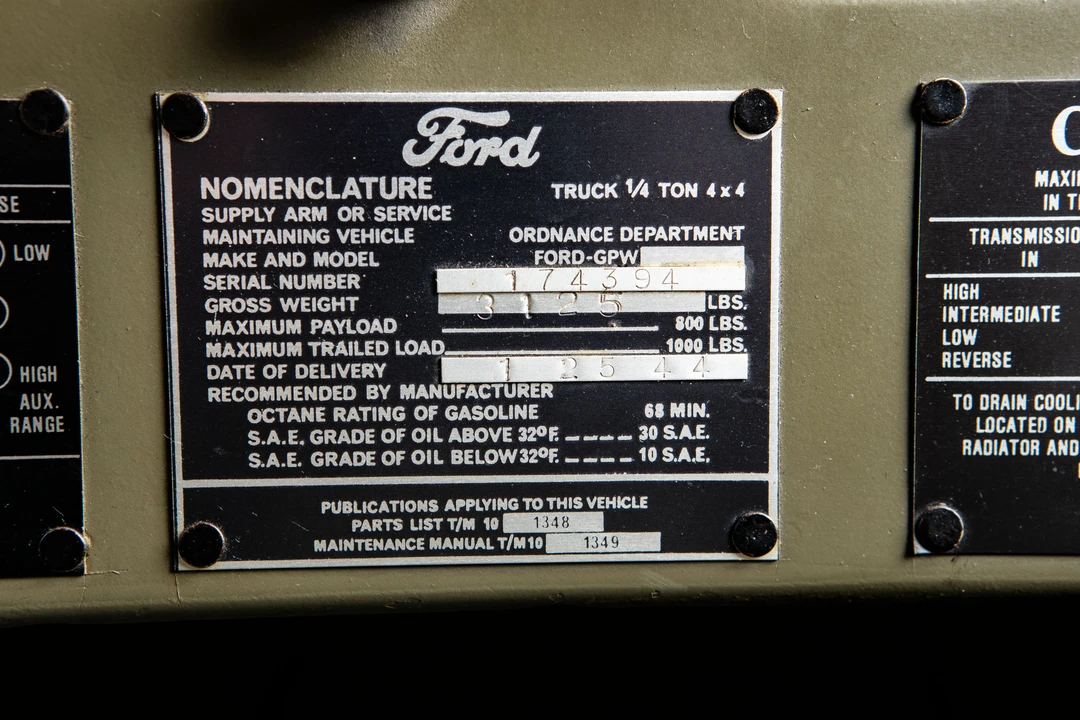 1944 Ford Military Vehicles - Image 2 of 25