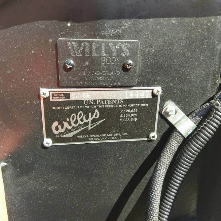 1946 Jeep Willys CJ2A - Image 8 of 8