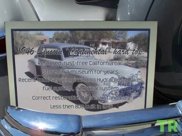 1946 Lincoln Continental 1st Gen - Image 15 of 24