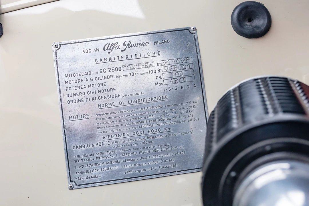 1948 Alfa Romeo 6C 2500 - Image 28 of 31