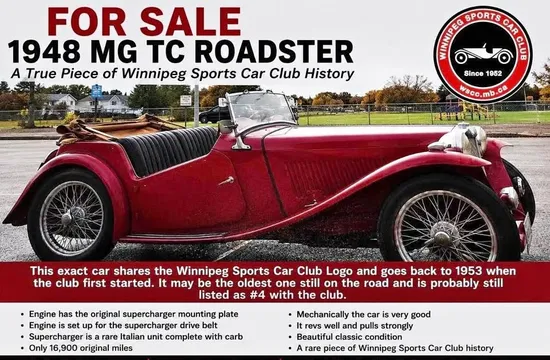 1948 MG TC Roadster